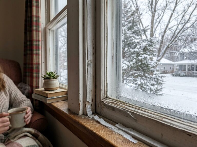 cheap way to stop drafty windows
