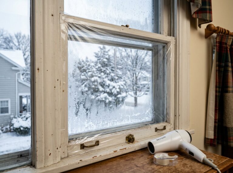 plastic for drafty windows