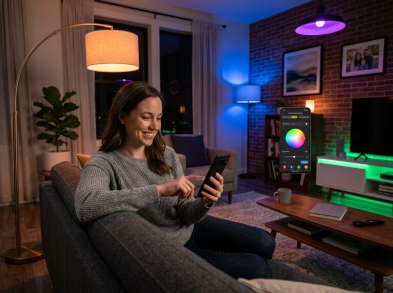 app based smart lighting