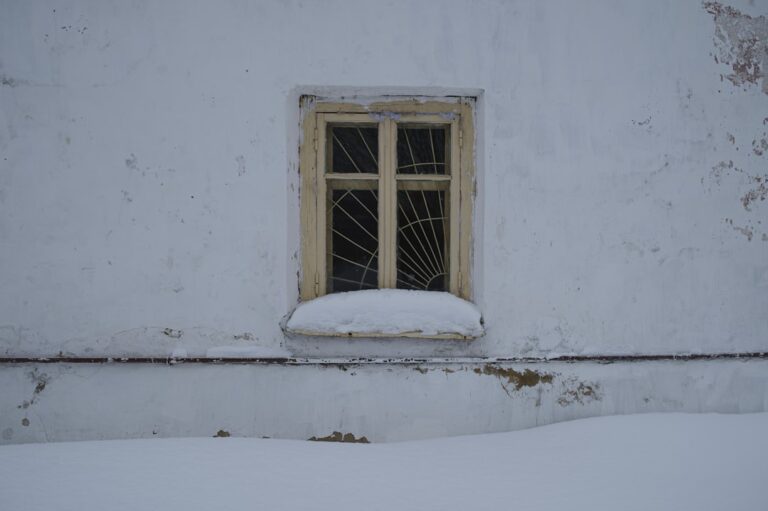 drafty windows in winter